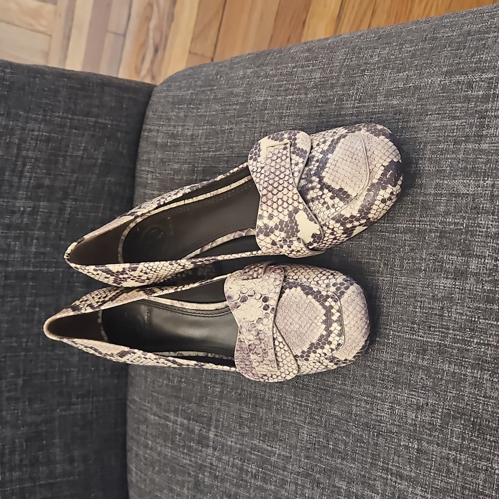 Tory Burch Bond Printed Snake Shoes